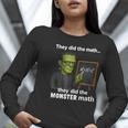 Halloween Monster Math Pun Teacher Humor Women Long Sleeve T-Shirt, funny gift