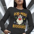 Halloween Read More Books Retro Costume Teacher Women Girls Women Long Sleeve T-Shirt, funny gift