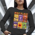 Halloween Spooky Syllable Types Teacher Educational Women Long Sleeve T-Shirt, funny gift