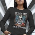 Halloween Teacher I'Ll Just Wait Until It's Quiet Women Women Long Sleeve T-Shirt, funny gift Halloween Teacher I'Ll Just Wait Until It's Quiet Women Women Long Sleeve T-Shirt, funny gift