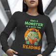 Halloween Teacher Librarian Monster Reading Books Men Women Kids Women Long Sleeve T-Shirt, funny gift Halloween Teacher Librarian Monster Reading Books Men Women Kids Women Long Sleeve T-Shirt, funny gift