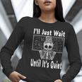 Halloween Teacher Math I'Ll Just Wait Until It's Quiet Women Long Sleeve T-Shirt, funny gift Halloween Teacher Math I'Ll Just Wait Until It's Quiet Women Long Sleeve T-Shirt, funny gift