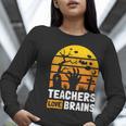 Halloween Teachers Science Math Teachers Love Brains Women Long Sleeve T-Shirt, Science Teacher Shirts, funny gift Halloween Teachers Science Math Teachers Love Brains Women Long Sleeve T-Shirt, Science Teacher Shirts, funny gift
