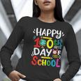 Happy 100th Day Of School 100 Days Of School Teacher Student Women Long Sleeve T-Shirt, funny gift Happy 100th Day Of School 100 Days Of School Teacher Student Women Long Sleeve T-Shirt, funny gift