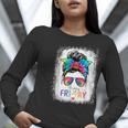 Happy Fri-Yay Friday Teacher Life Happy Friday Women Long Sleeve T-Shirt, funny gift
