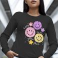 Happy To See Your Face Teacher Flower Back To School Women Long Sleeve T-Shirt, funny gift Happy To See Your Face Teacher Flower Back To School Women Long Sleeve T-Shirt, funny gift