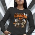 Haunted By 6-7 Halloween Math Teacher Joke Women Long Sleeve T-Shirt, funny gift Haunted By 6-7 Halloween Math Teacher Joke Women Long Sleeve T-Shirt, funny gift