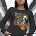 Haunted By 6-7 Six Seven 67 Math Teacher Halloween Skeleton Women Long Sleeve T-Shirt, funny gift Haunted By 6-7 Six Seven 67 Math Teacher Halloween Skeleton Women Long Sleeve T-Shirt, funny gift
