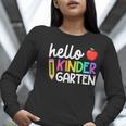 Hello Kindergarten Team Kinder Back To School Teacher Kids Women Long Sleeve T-Shirt, funny gift Hello Kindergarten Team Kinder Back To School Teacher Kids Women Long Sleeve T-Shirt, funny gift