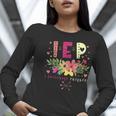 IEP I Encourage Progress Teacher Special Education Men Women Women Long Sleeve T-Shirt, funny gift