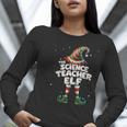 I'm The Science Teacher Elf Family Matching Group Christmas Women Long Sleeve T-Shirt, Science Teacher Shirts, funny gift