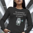 I'm Silently Correcting Your Grammar Sarcastic Teacher For Men Women Kids Women Long Sleeve T-Shirt, funny gift