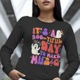 It's a Bootiful Day To Make Music Halloween Music Teacher Women Long Sleeve T-Shirt, funny gift It's a Bootiful Day To Make Music Halloween Music Teacher Women Long Sleeve T-Shirt, funny gift