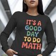 It's A Good Day To Do Math Retro Math Teacher Student Women Long Sleeve T-Shirt, funny gift It's A Good Day To Do Math Retro Math Teacher Student Women Long Sleeve T-Shirt, funny gift