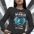 Be Kind Dolphin Autism Awareness Back To School Teacher Men Women Kids Women Long Sleeve T-Shirt, funny gift