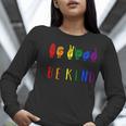 Be Kind Pride Sign Language Rainbow Teachers Interpreter ASL Women Long Sleeve T-Shirt, funny gift Be Kind Pride Sign Language Rainbow Teachers Interpreter ASL Women Long Sleeve T-Shirt, funny gift