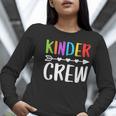 Kinder Crew Shirt Kindergarten Boy Girl Student Teacher Women Long Sleeve T-Shirt, funny gift Kinder Crew Shirt Kindergarten Boy Girl Student Teacher Women Long Sleeve T-Shirt, funny gift