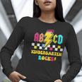 Kindergarten ABCD Rocks Teacher Student Back To School Women Long Sleeve T-Shirt, funny gift