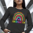Kindergarten Rainbow Girls Boys Teacher First Day Of School Women Long Sleeve T-Shirt, funny gift