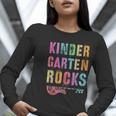 KINDERGARTEN ROCKS Teacher Crew Rock Star Kinder Team Women Long Sleeve T-Shirt, funny gift KINDERGARTEN ROCKS Teacher Crew Rock Star Kinder Team Women Long Sleeve T-Shirt, funny gift