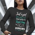 Kindergarten Teacher Shirt Humor Preschool Teacher Women Long Sleeve T-Shirt, funny gift
