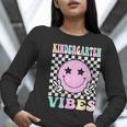 Kindergarten Vibes First Day Of School Kindergarten Teacher Women Long Sleeve T-Shirt, funny gift Kindergarten Vibes First Day Of School Kindergarten Teacher Women Long Sleeve T-Shirt, funny gift