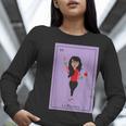 La Maestra Mexican Bingo Card Teacher Lottery Card Women Long Sleeve T-Shirt, funny gift