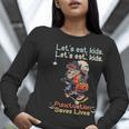 Let's Eat Kids Grammar Werewolf Halloween Teacher Women Long Sleeve T-Shirt, funny gift Let's Eat Kids Grammar Werewolf Halloween Teacher Women Long Sleeve T-Shirt, funny gift
