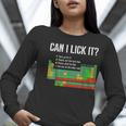 Can I Lick It Periodic Table Science Teacher Student Women Long Sleeve T-Shirt, Science Teacher Shirts, funny gift Can I Lick It Periodic Table Science Teacher Student Women Long Sleeve T-Shirt, Science Teacher Shirts, funny gift
