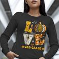 LOVE 3rd Grade Pumpkin Teacher Student Halloween Costume Women Long Sleeve T-Shirt, funny gift LOVE 3rd Grade Pumpkin Teacher Student Halloween Costume Women Long Sleeve T-Shirt, funny gift