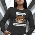 I Love Math It Makes People Cry Math Teacher Women Long Sleeve T-Shirt, funny gift