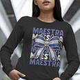 Maestra El Salvador Coquette Bow Hispanic Spanish Teacher Women Long Sleeve T-Shirt, funny gift Maestra El Salvador Coquette Bow Hispanic Spanish Teacher Women Long Sleeve T-Shirt, funny gift