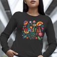 Maestra Flowers Spanish Teacher Cinco De Mayo Women Long Sleeve T-Shirt, funny gift Maestra Flowers Spanish Teacher Cinco De Mayo Women Long Sleeve T-Shirt, funny gift