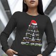 Math Equation Merry X-Mas Math Teacher Christmas Humor Men Women Kids Women Long Sleeve T-Shirt, funny gift