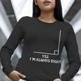 Math Teacher Joke Men Women Fun Best Math Quotes Women Long Sleeve T-Shirt, funny gift