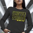 Metaphors Be With You English Teacher Shirts T-Shirt Women Long Sleeve T-Shirt, English Teacher Shirts, funny gift