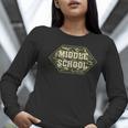 Middle School Camo Retro Back To School Teachers Women Long Sleeve T-Shirt, funny gift Middle School Camo Retro Back To School Teachers Women Long Sleeve T-Shirt, funny gift