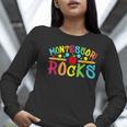 Montessori Rocks Montessori Teacher Back To School Women Long Sleeve T-Shirt, funny gift