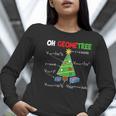 Oh Geometree Christmas Tree Geometry Math Teacher Women Long Sleeve T-Shirt, funny gift