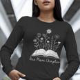 One-More Chapter Wildflower Reading Teacher Library Bookish Women Long Sleeve T-Shirt, funny gift One-More Chapter Wildflower Reading Teacher Library Bookish Women Long Sleeve T-Shirt, funny gift