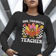 One Thankful Teacher Turkey Thanksgiving Teaching Women Long Sleeve T-Shirt, funny gift One Thankful Teacher Turkey Thanksgiving Teaching Women Long Sleeve T-Shirt, funny gift