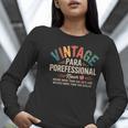 Paraprofessional Vintage Para Teacher 60s 70s 80s Women Long Sleeve T-Shirt, funny gift Paraprofessional Vintage Para Teacher 60s 70s 80s Women Long Sleeve T-Shirt, funny gift