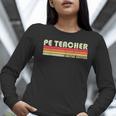 PE TEACHER Job Title Profession Birthday Worker Idea Women Long Sleeve T-Shirt, Pe Teacher Shirts, funny gift