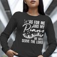 Piano Player Art For Men Women Pianist Piano Teacher Women Long Sleeve T-Shirt, funny gift Piano Player Art For Men Women Pianist Piano Teacher Women Long Sleeve T-Shirt, funny gift