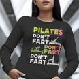 Pilates Instructor Teacher Watercolor Pilates Don't Fart Men Women Kids Women Long Sleeve T-Shirt, funny gift Pilates Instructor Teacher Watercolor Pilates Don't Fart Men Women Kids Women Long Sleeve T-Shirt, funny gift