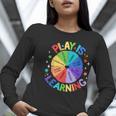 Play Is Learning Teacher Kindergarten For Men Women Kids Women Long Sleeve T-Shirt, funny gift Play Is Learning Teacher Kindergarten For Men Women Kids Women Long Sleeve T-Shirt, funny gift