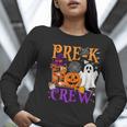 Pre-K Boo Crew Teacher Student Halloween Costume Women Long Sleeve T-Shirt, funny gift