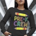 Pre-K Crew PreK Teachers Back To School Women Long Sleeve T-Shirt, funny gift Pre-K Crew PreK Teachers Back To School Women Long Sleeve T-Shirt, funny gift