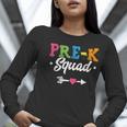 Pre-K Squad Teacher Student Kids Preschool Back To School Women Long Sleeve T-Shirt, funny gift Pre-K Squad Teacher Student Kids Preschool Back To School Women Long Sleeve T-Shirt, funny gift