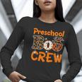 Preschool Boo Crew Halloween Teachers Students Costume Women Long Sleeve T-Shirt, funny gift